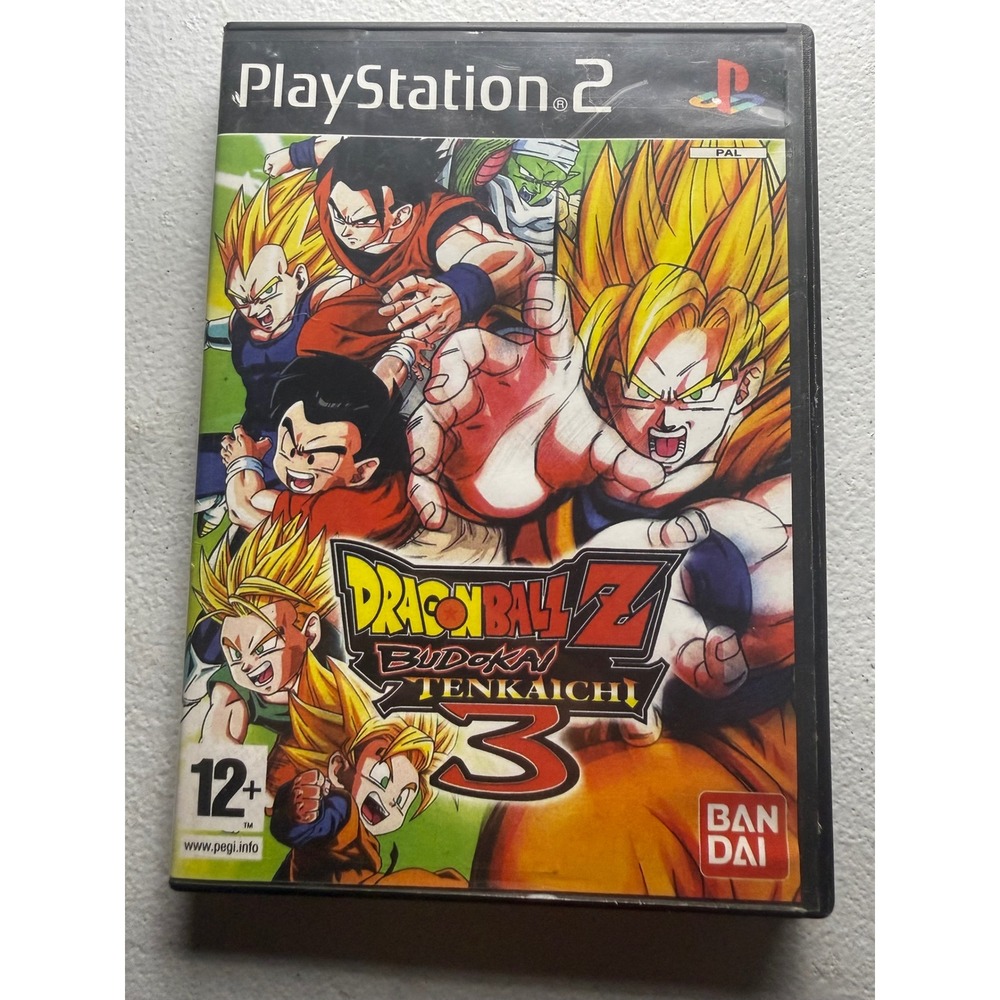 Dragon Ball Z Budokai Tenkaichi 3 Sony PlayStation 2 PS2 Game Tested Disc Case